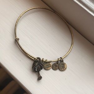 Palm tree copper Alex and ani bracelet